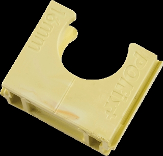 Polfix klemblok 16mm Crème DS150